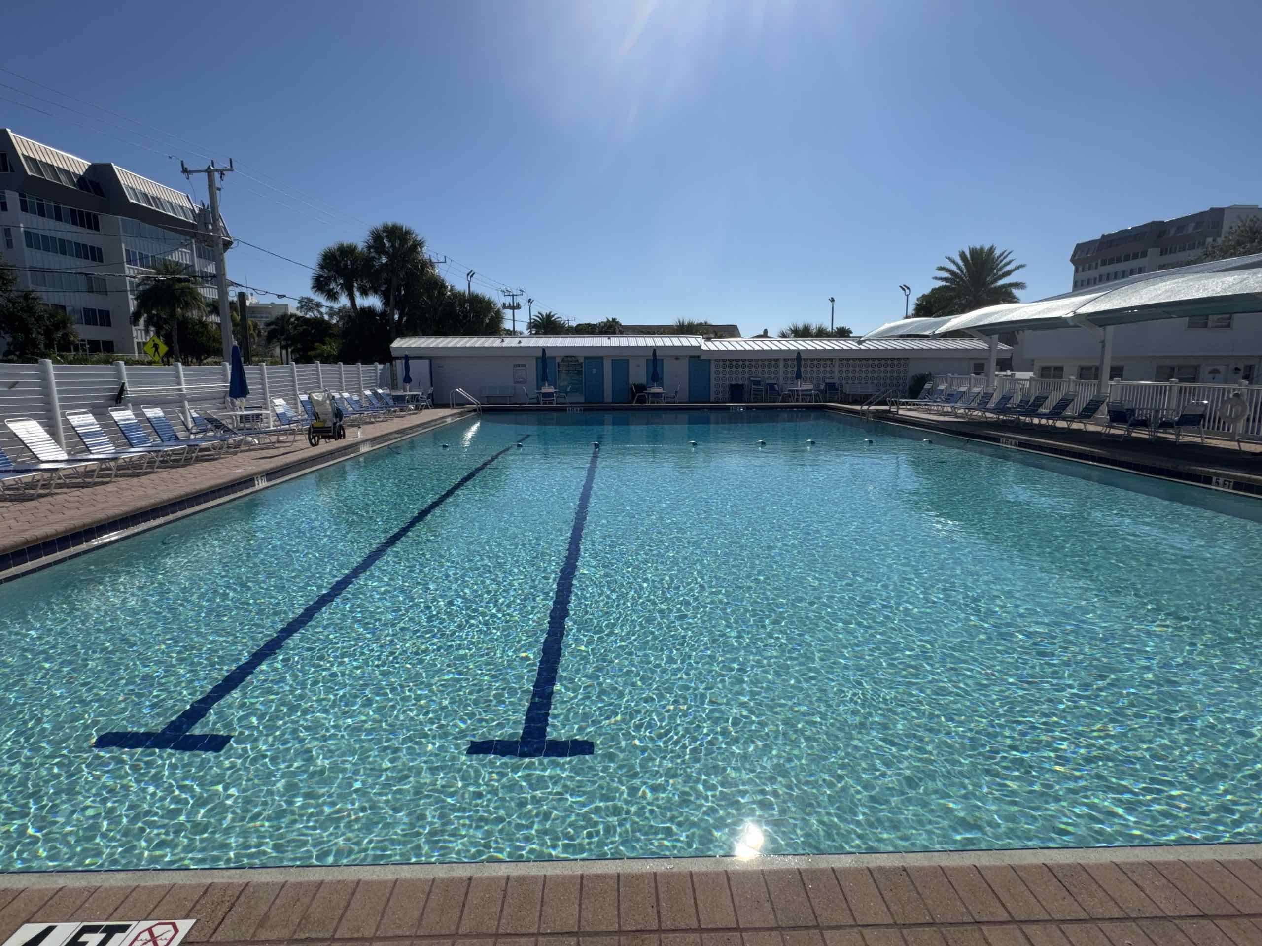 Commercial pool service