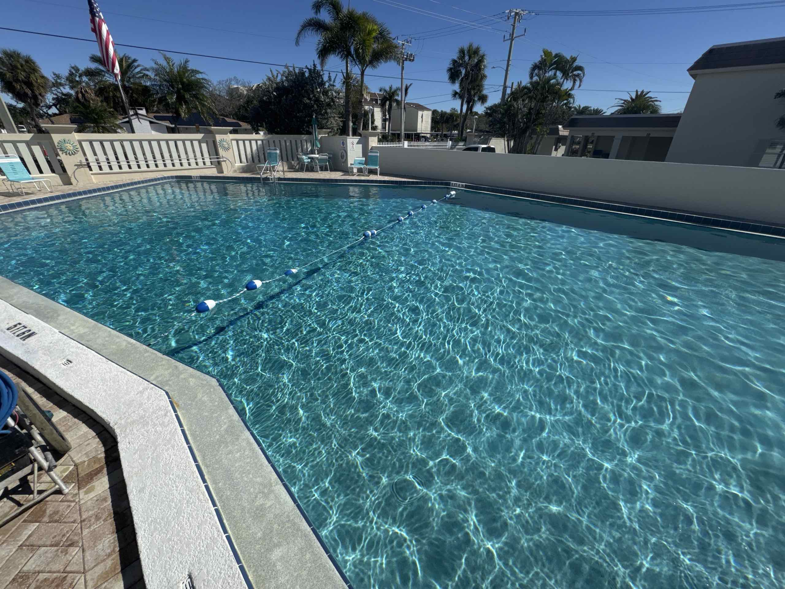 Commercial pool service